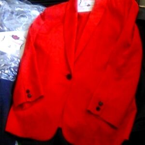 Liz Claiborne Red Blazer 8